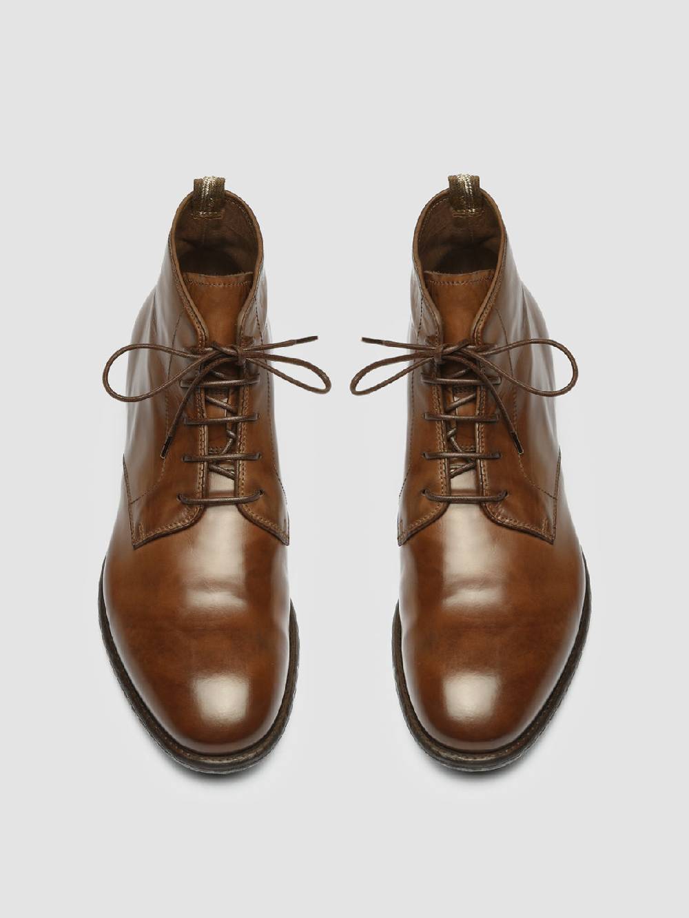 Officine Creative EMORY 023 Stivaletti in Pelle Marrone Super Saving Price