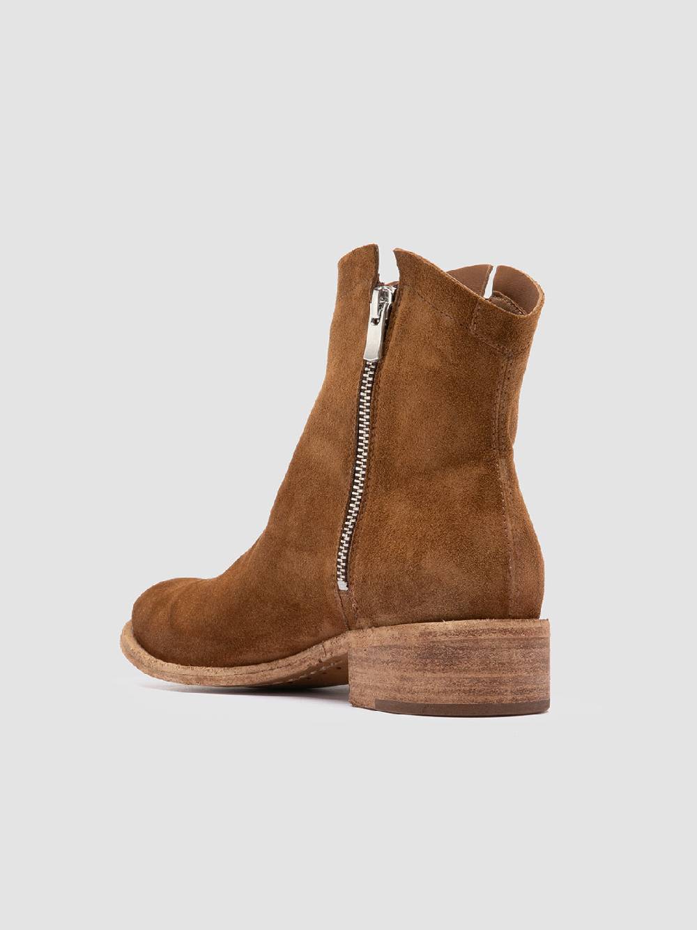 Officine Creative LISON 051 Stivaletti in Pelle Scamosciata Marrone Rilascio limitato