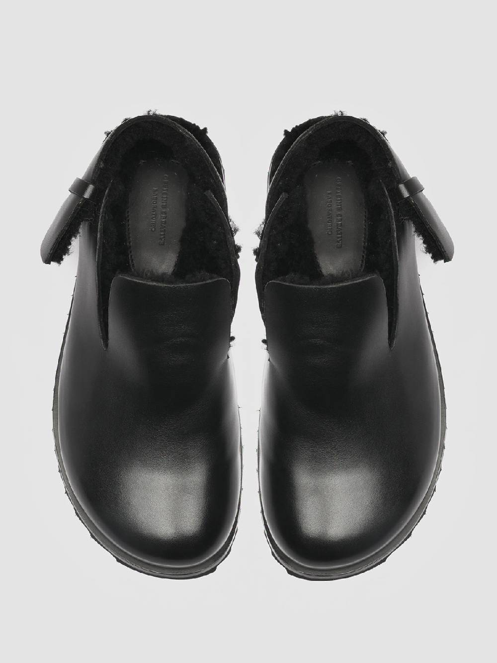 Officine Creative PELAGIE D’HIVER 004 Pump Slingback in Pelle Nera e Montone Latest stili