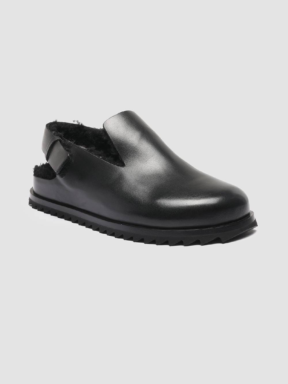 Officine Creative PELAGIE D’HIVER 004 Pump Slingback in Pelle Nera e Montone Latest stili
