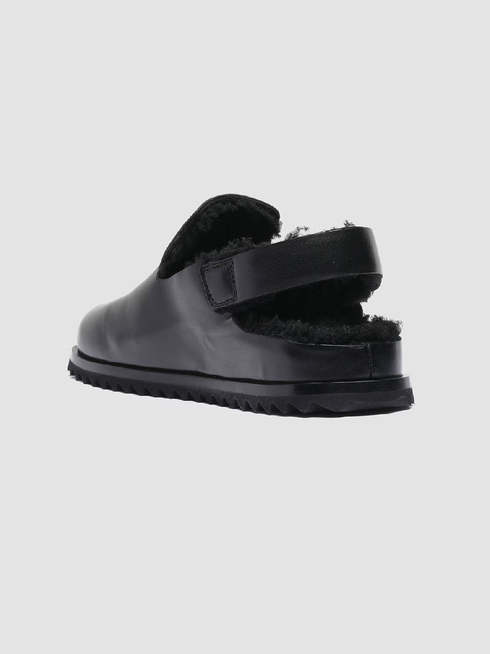 Officine Creative PELAGIE D’HIVER 004 Pump Slingback in Pelle Nera e Montone Latest stili