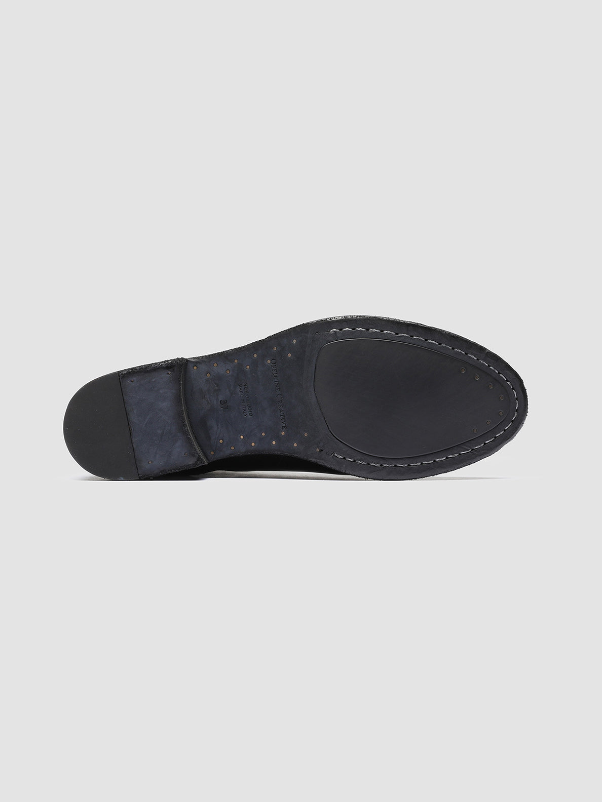 Officine Creative SELINE 002 Stivaletti Chelsea in Pelle Nera Promozione temporanea