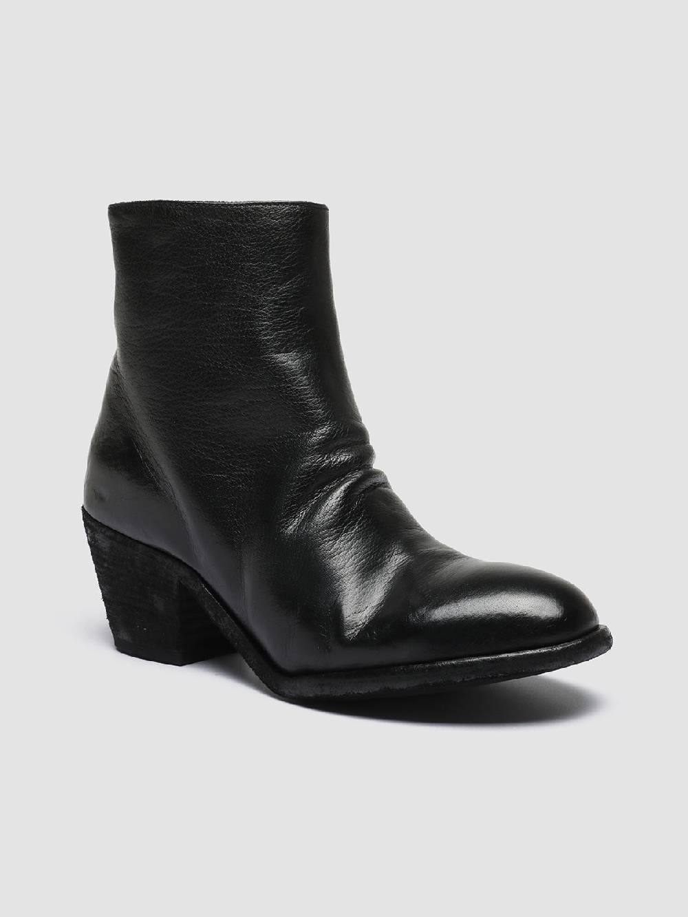Officine Creative SHERRY 003 Stivaletti in Pelle Nera Fino al 65% di sconto