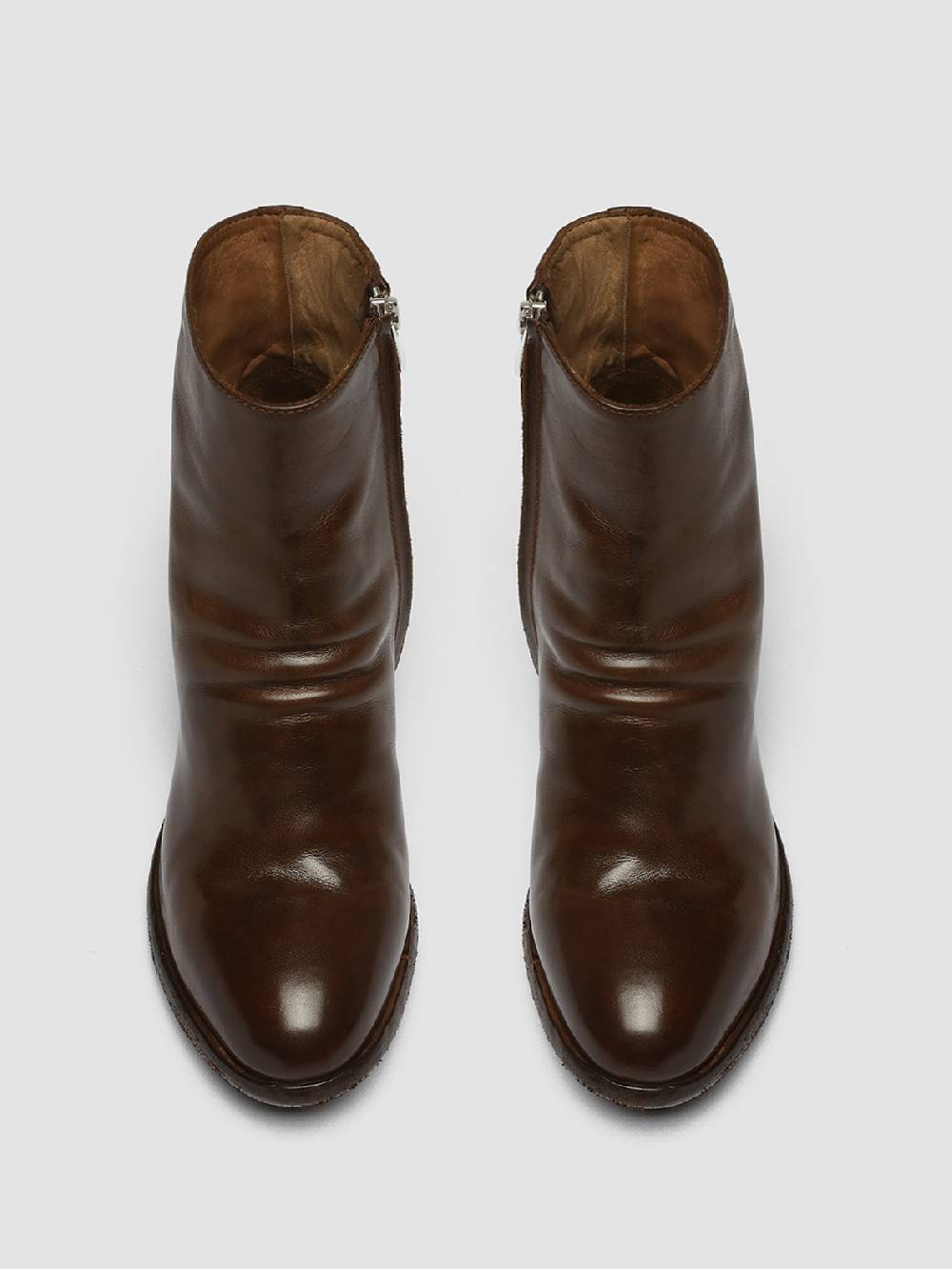 Officine Creative SHERRY 003 Stivaletti in Pelle Marrone Only for today