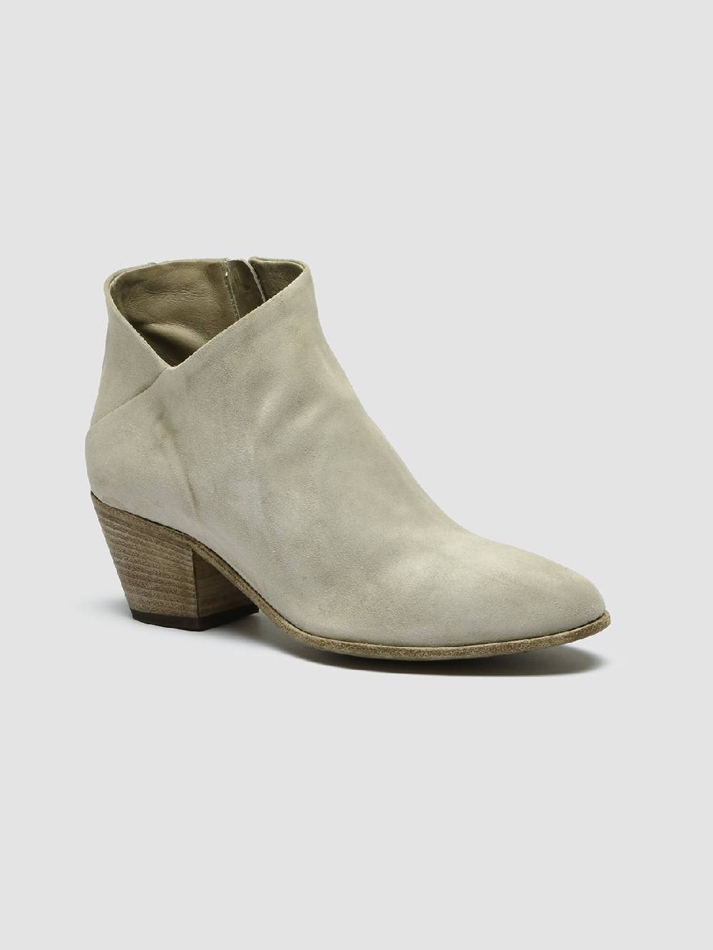 Officine Creative SHIRLEE 002 Stivaletti in Pelle Scamosciata Verde Fino al 55% di sconto