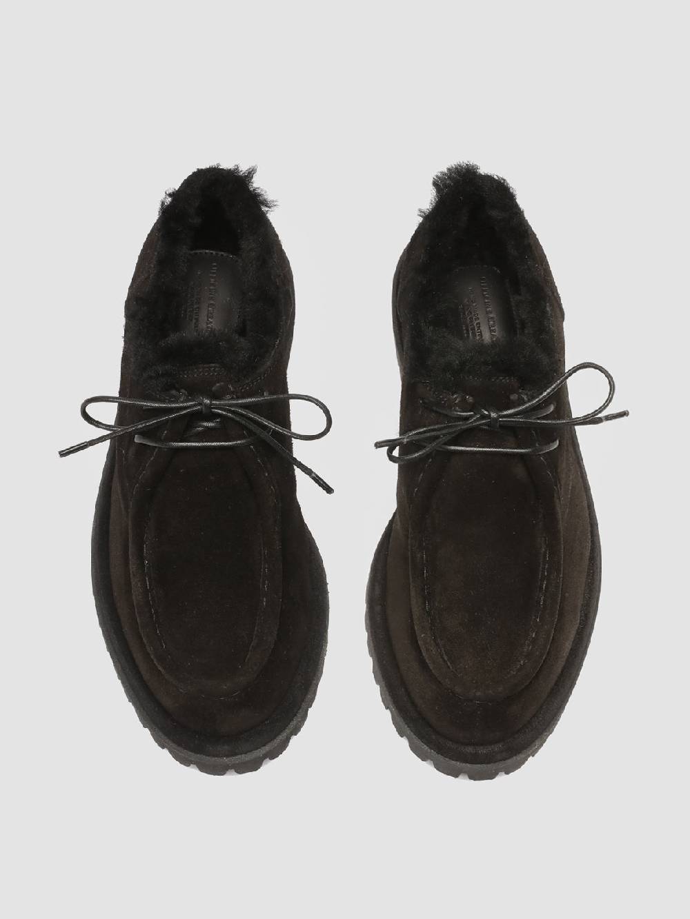 Officine Creative SPECTACULAR W 106 Derby in Pelle Scamosciata Nera Discount Store per i nuovi prodotti