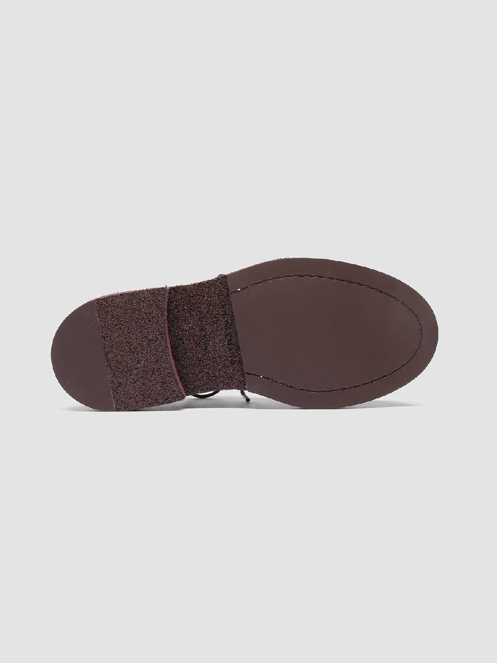 Officine Creative TONAL 100 Derby in Pelle Bordeaux Super sconto
