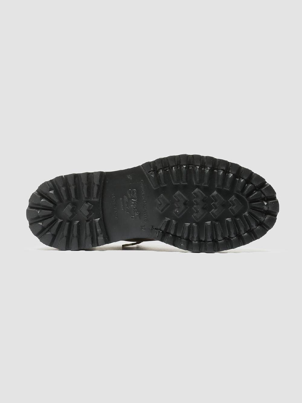 Officine Creative TONAL 100 Derby in Pelle Verde Enormi sconti