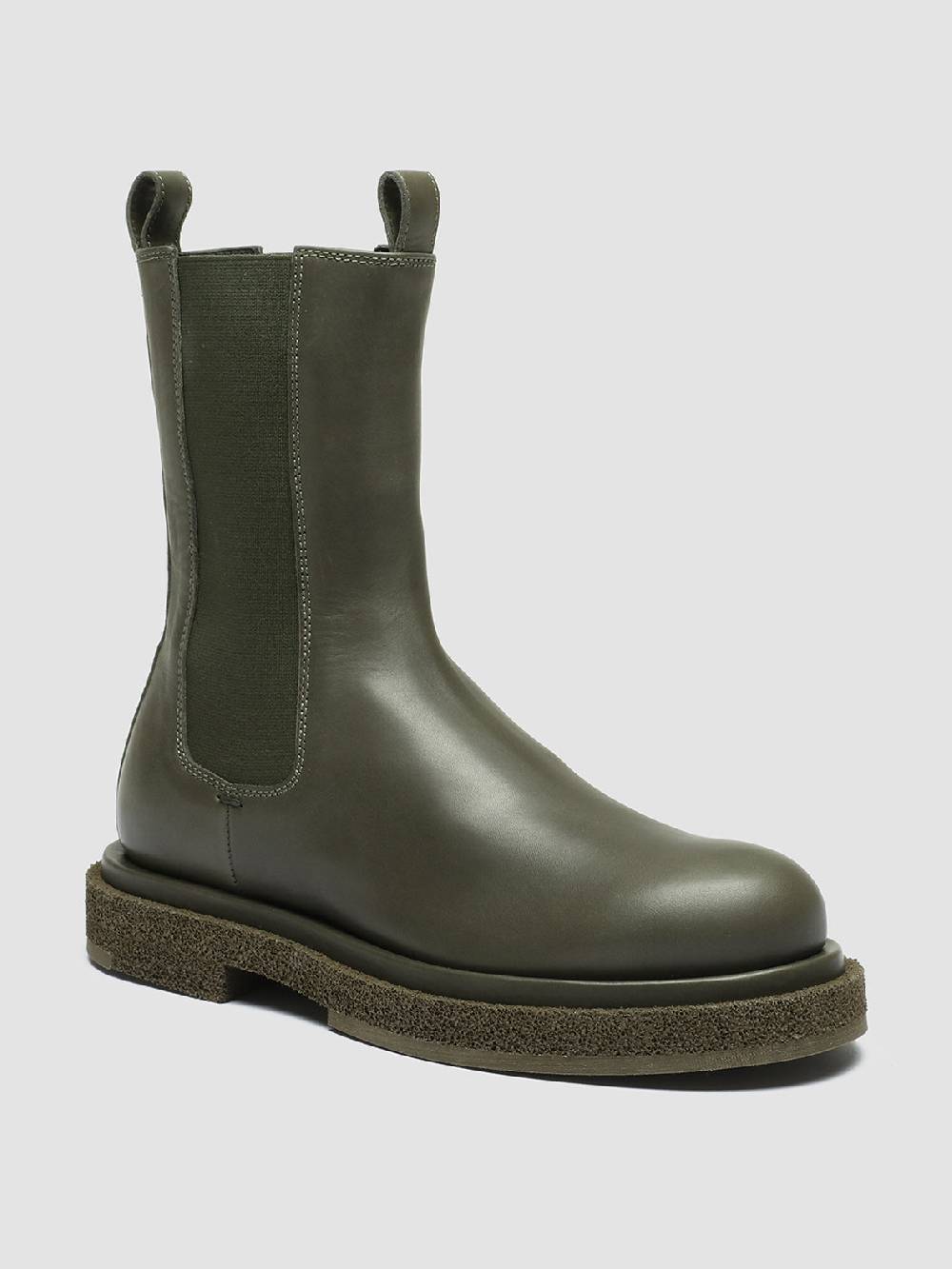 Officine Creative TONAL 105 Stivaletti Chelsea in Pelle Verde 50% di sconto con spedizione gratuita