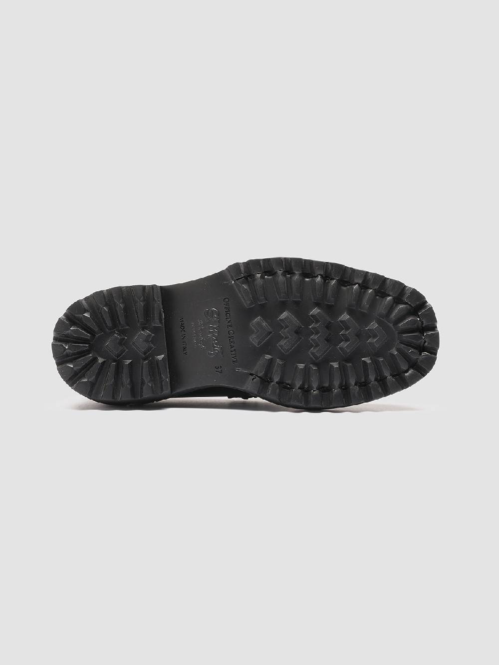 Officine Creative PROVENCE 023 Mocassini in Pelle Nera Esporta salva