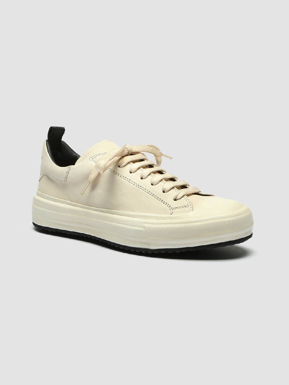Officine Creative MES 105 Sneaker in Pelle Avorio Black Friday Prezzi
