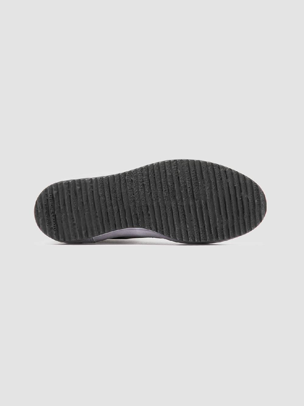 Officine Creative MES 109 Sneaker Alte in Pelle Nera In vendita