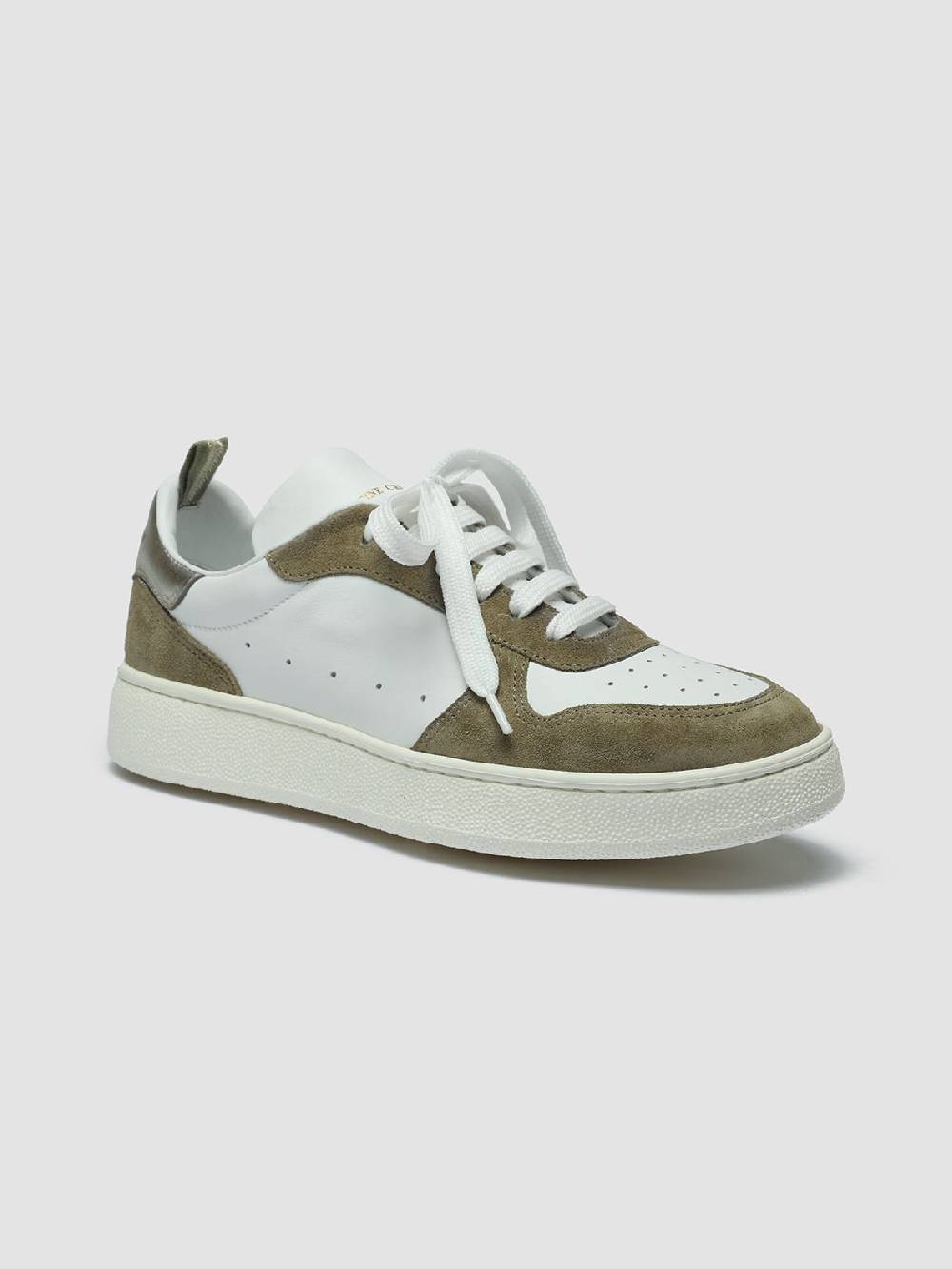 Officine Creative MOWER 110 Sneakers in Pelle Bianca Italia