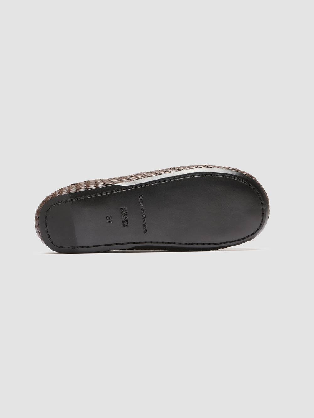 Officine Creative POLLY 001 Sabot in Pelle Marrone Qualità