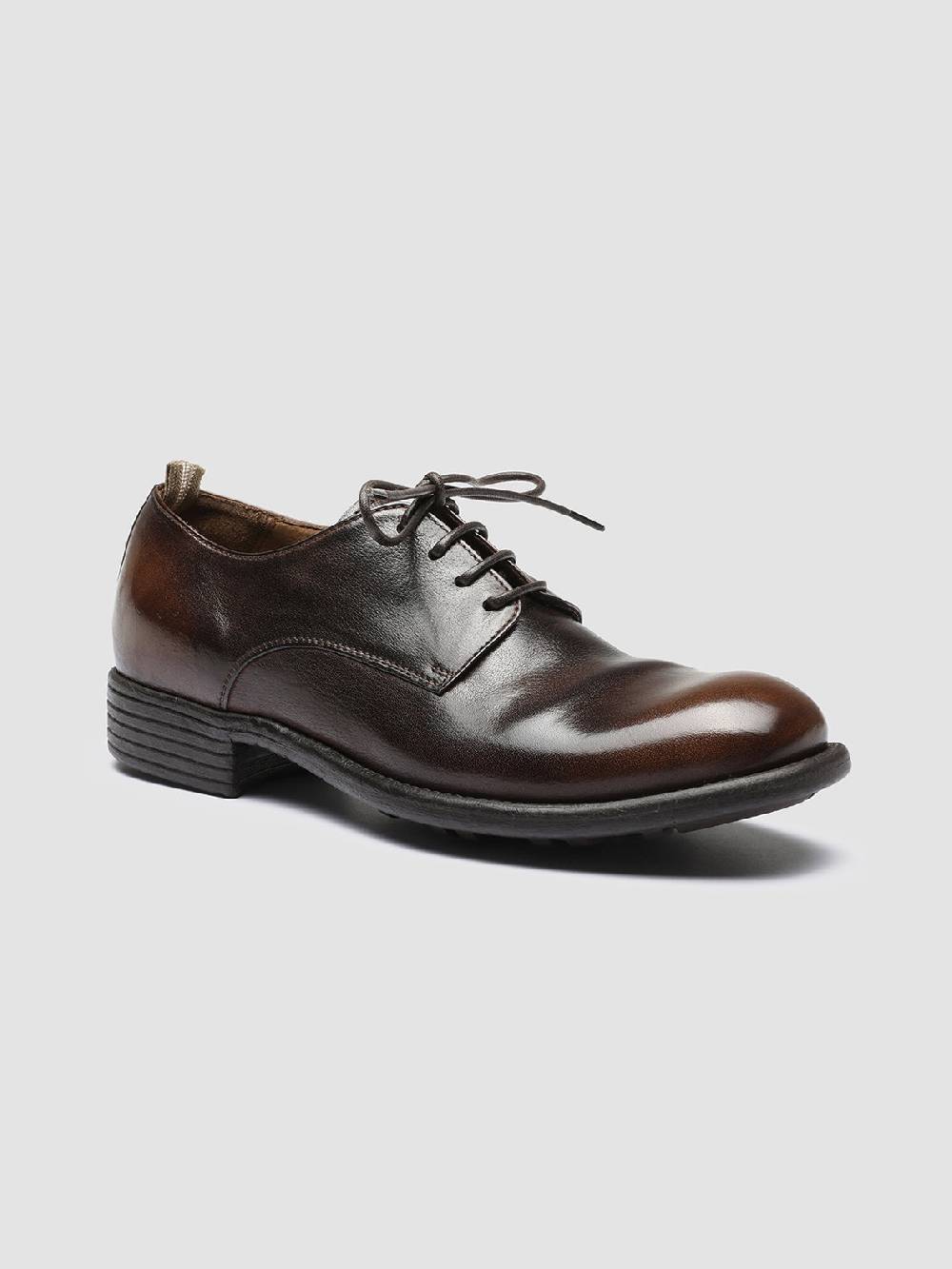 Officine Creative CALIXTE 001 Derby in Pelle Marrone Shopping Online