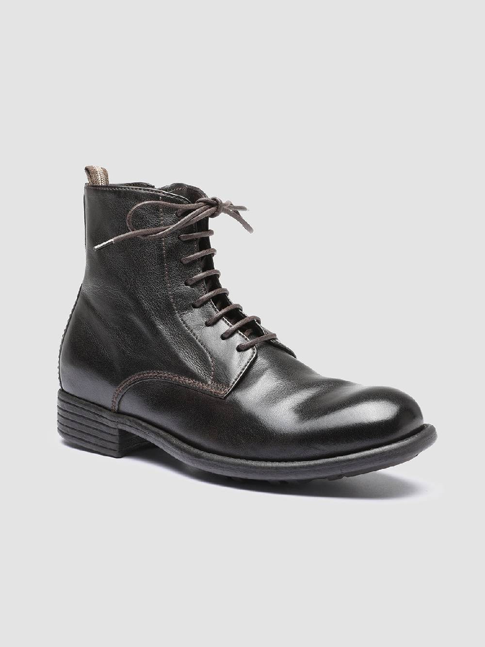 Officine Creative CALIXTE 002 Stivaletti in Pelle Marrone con Zip I Più Venduti