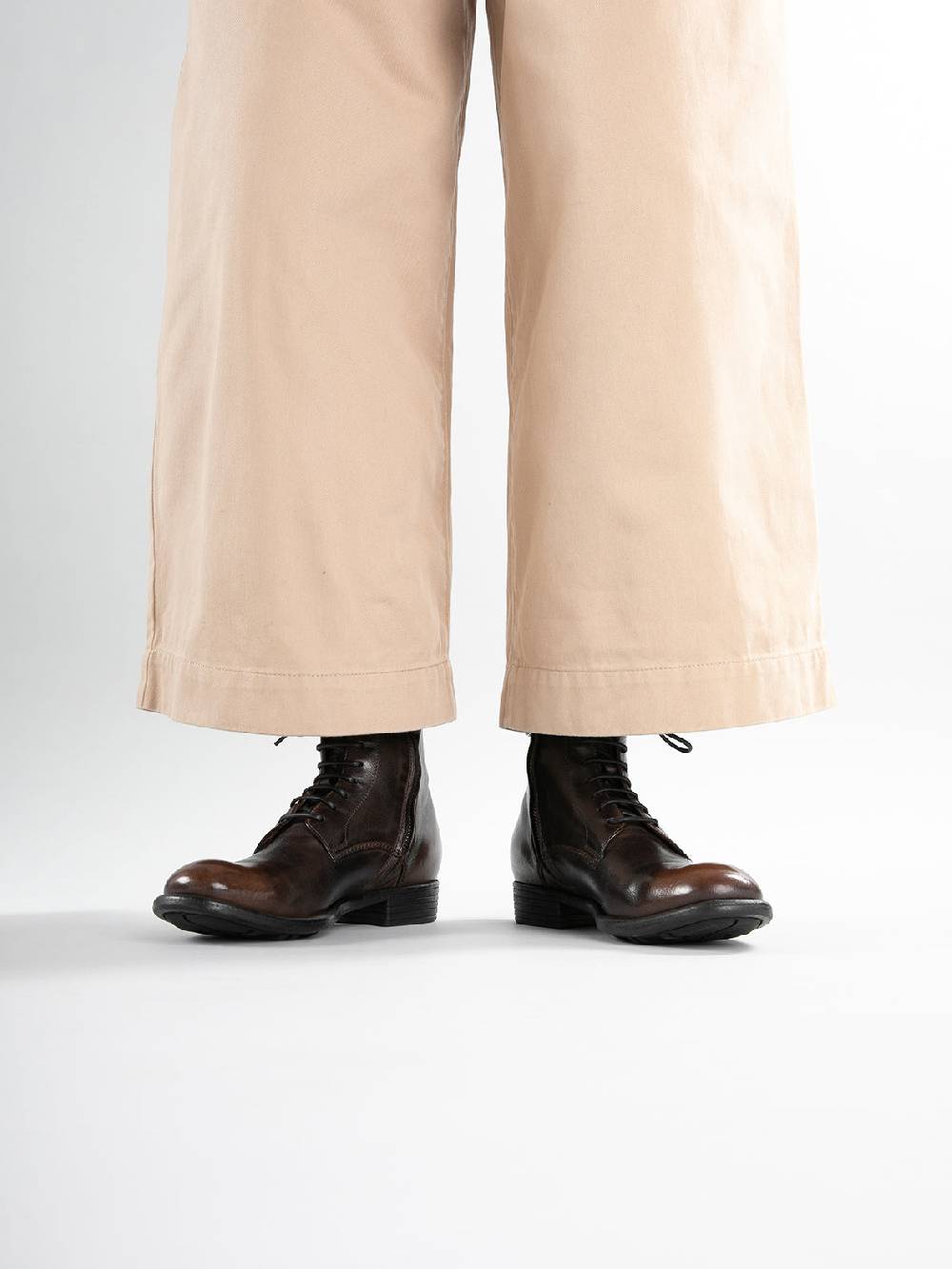 Officine Creative CALIXTE 002 Stivaletti in Pelle Marrone con Zip I Più Venduti