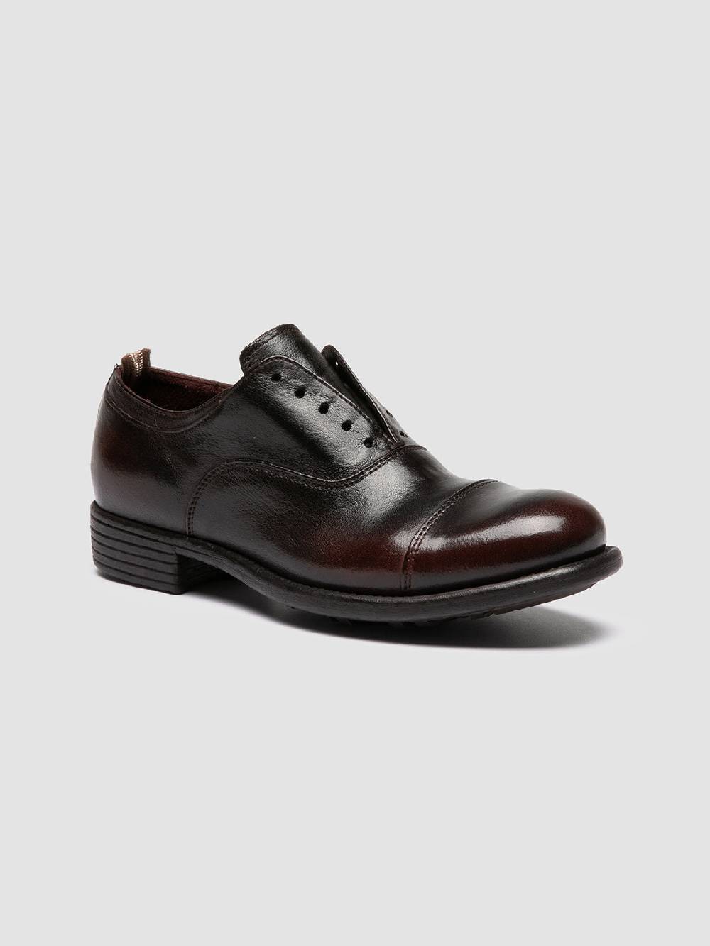 Officine Creative CALIXTE 003 Oxford in Pelle Marrone In Saldo