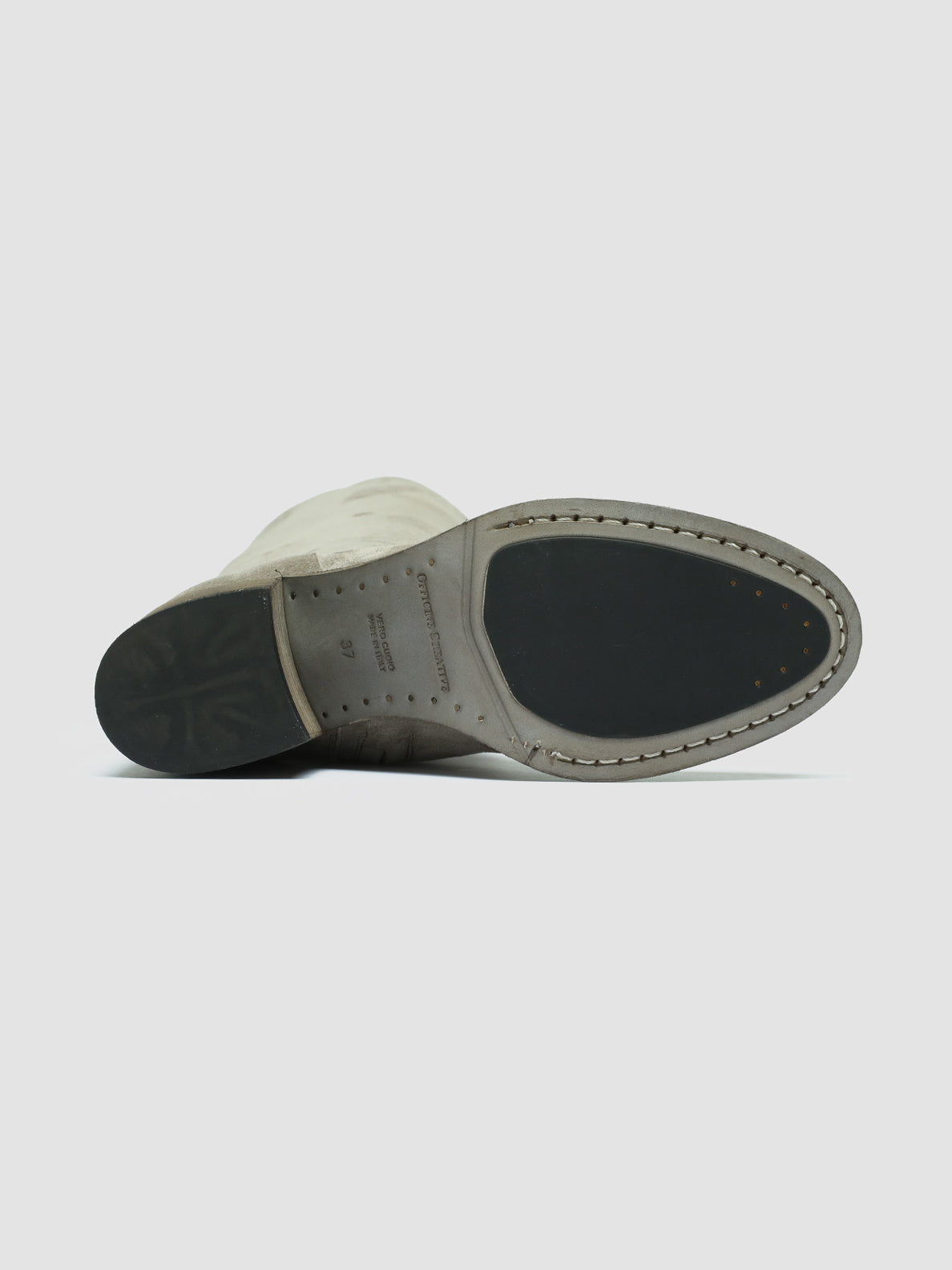 Officine Creative DENNER 116 Stivali Zip in Camoscio Grigio Negozio online di fabbrica