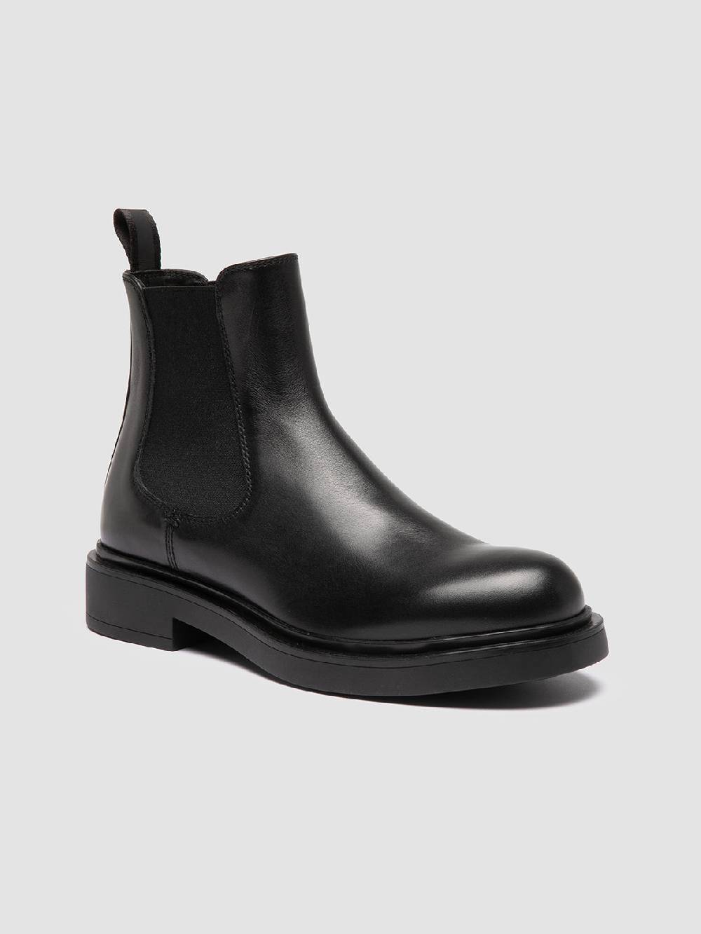 Officine Creative ENGINEER 107 Stivaletti Chelsea in Pelle Nera Comprare a buon mercato