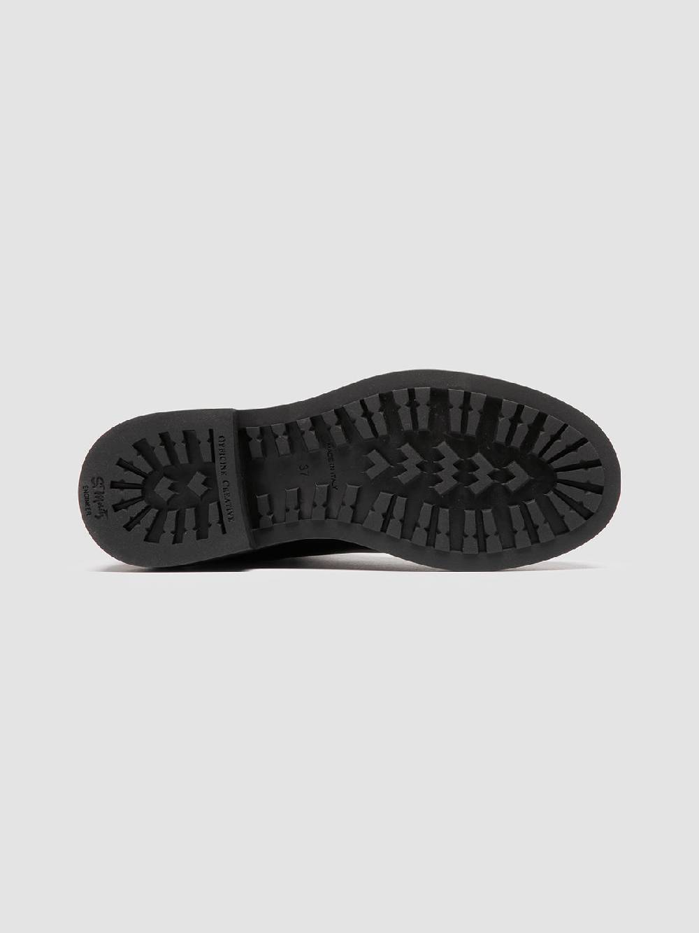 Officine Creative ENGINEER 107 Stivaletti Chelsea in Pelle Nera Comprare a buon mercato