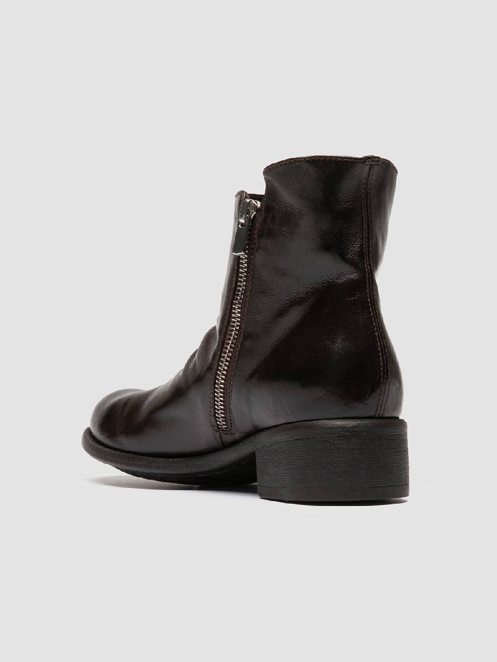 Officine Creative LIS 001 Stivali con Zip in Pelle Marrone Offerta per la Festa della Mamma