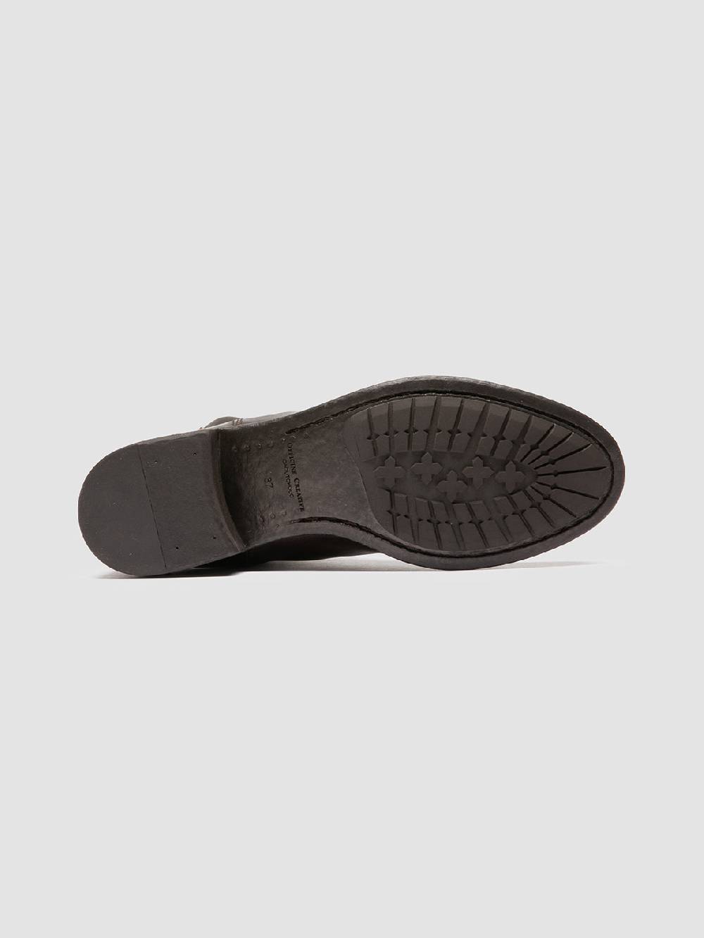 Officine Creative LIS 003 Stivaletti Chelsea in Pelle Marrone Smaltimento dello stoccaggio