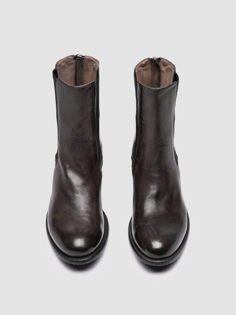 Officine Creative LIS 003 Stivaletti Chelsea in Pelle Grigia Offerta migliore