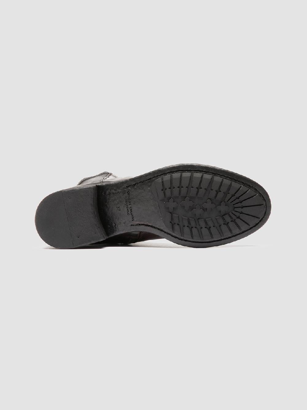 Officine Creative LIS 004 Stivali con Zip in Pelle Marrone Latest fashion