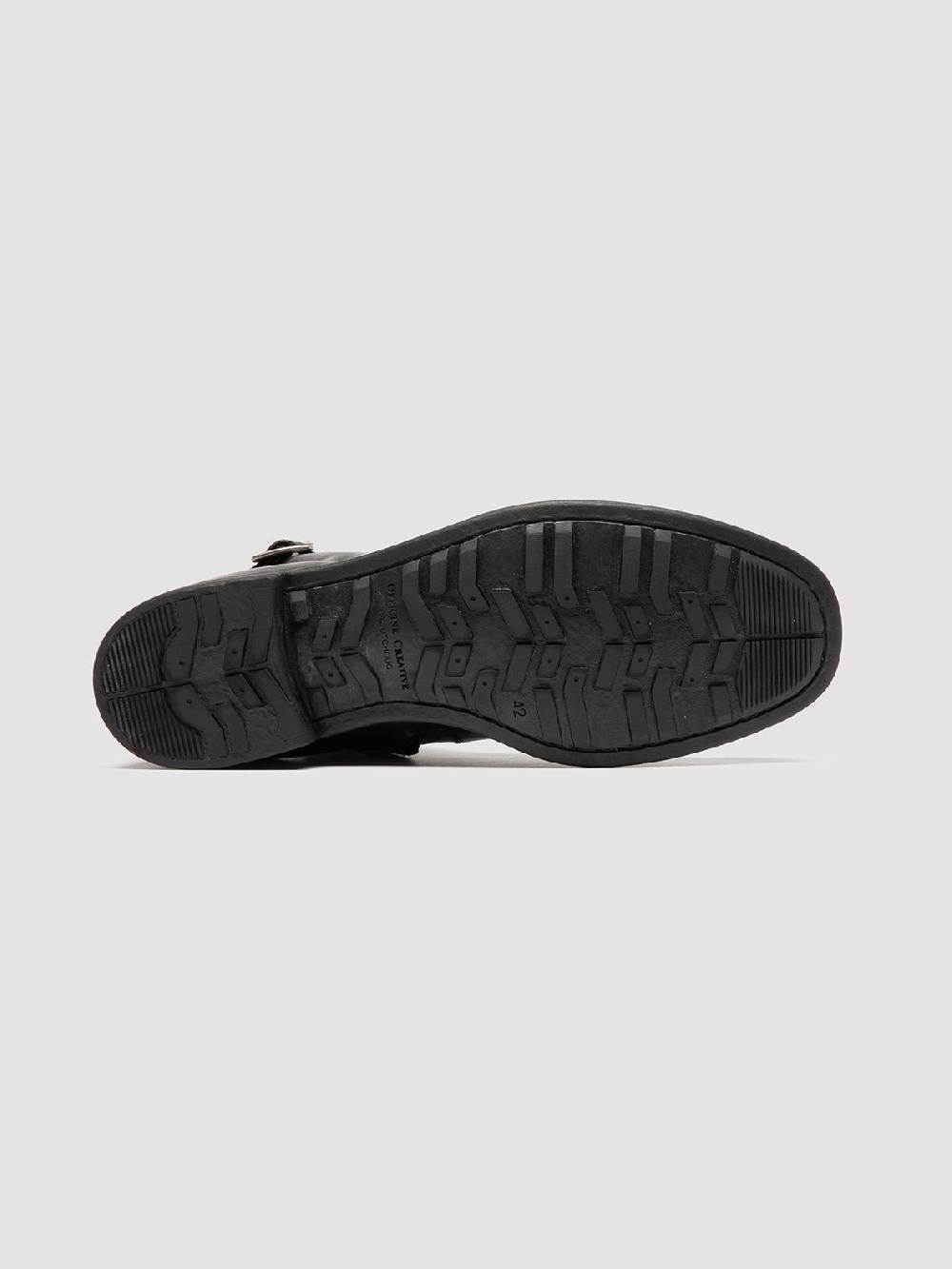 Officine Creative CHRONICLE 068 Stivali con Zip in Pelle Nera Nuovi prodotti