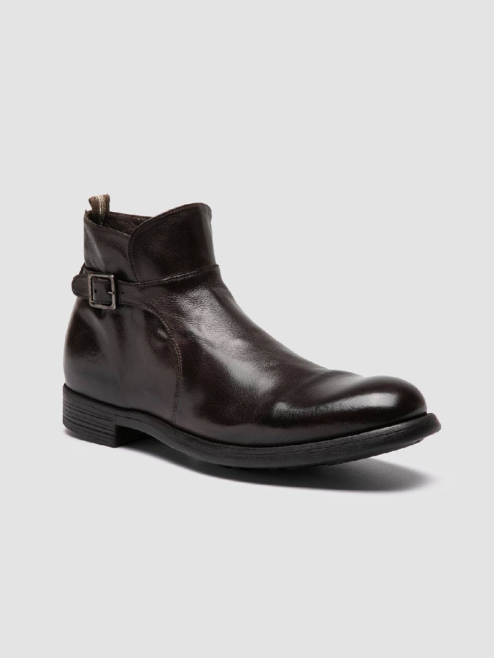 Officine Creative CHRONICLE 068 Stivali con Zip in Pelle Marrone Bestseller