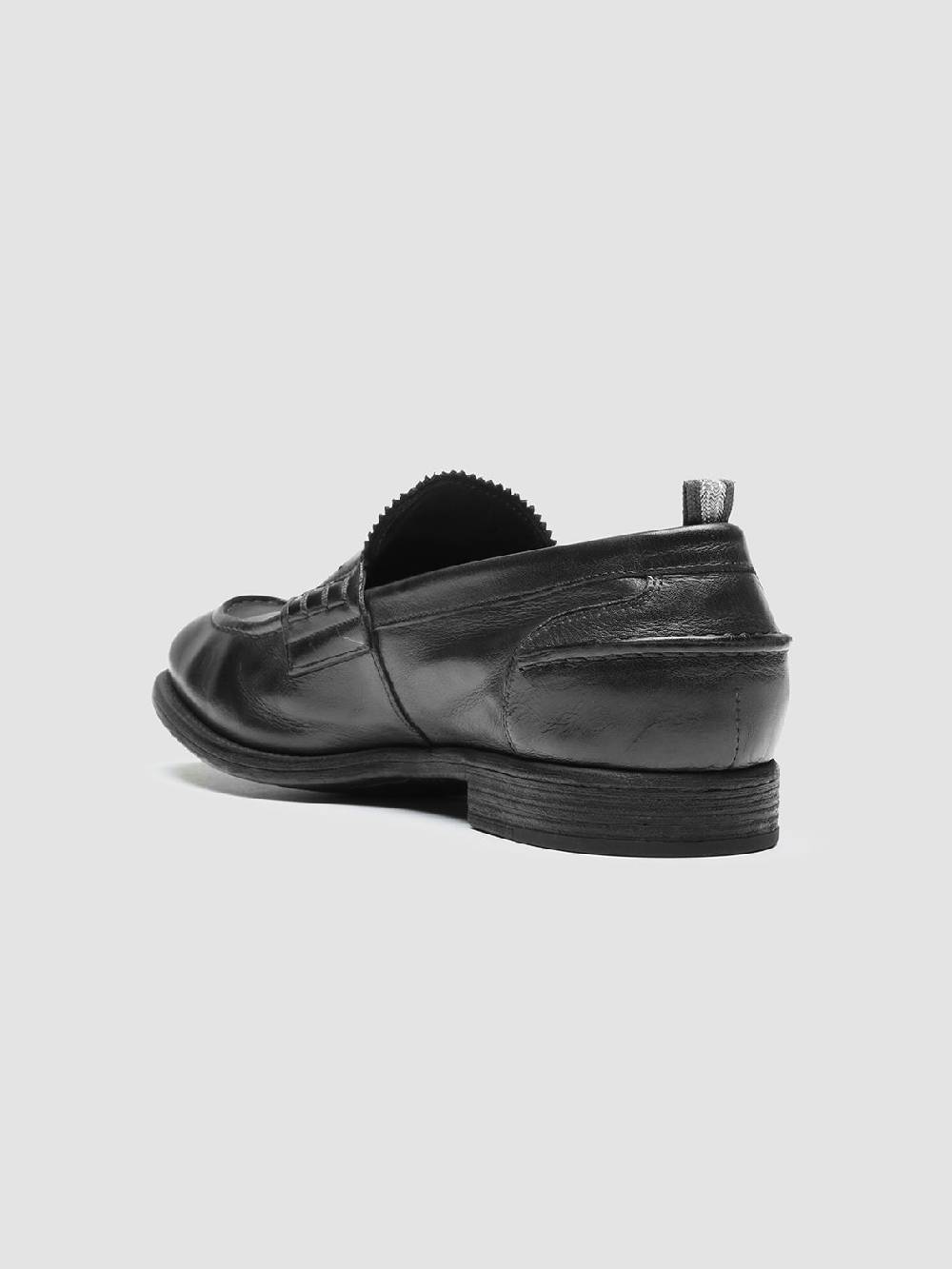 Officine Creative CHRONICLE 144 Mocassini Penny Loafer in Pelle Nera Offerte stagionali