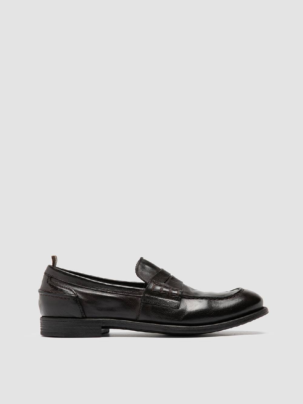 Officine Creative CHRONICLE 144 Mocassini Penny Loafer in Pelle Marrone Liquidazione