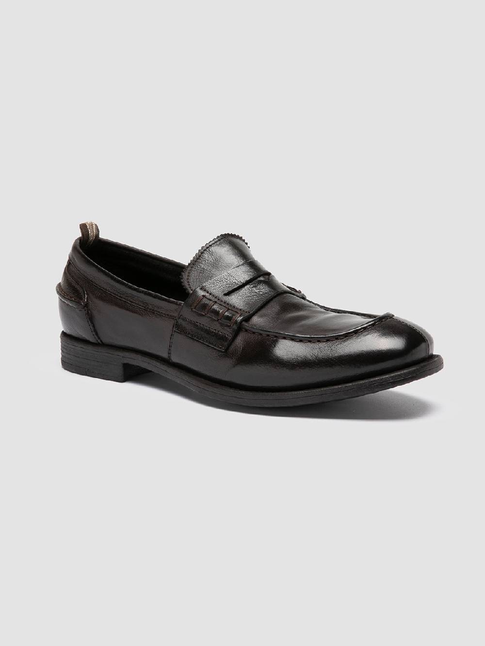 Officine Creative CHRONICLE 144 Mocassini Penny Loafer in Pelle Marrone Liquidazione