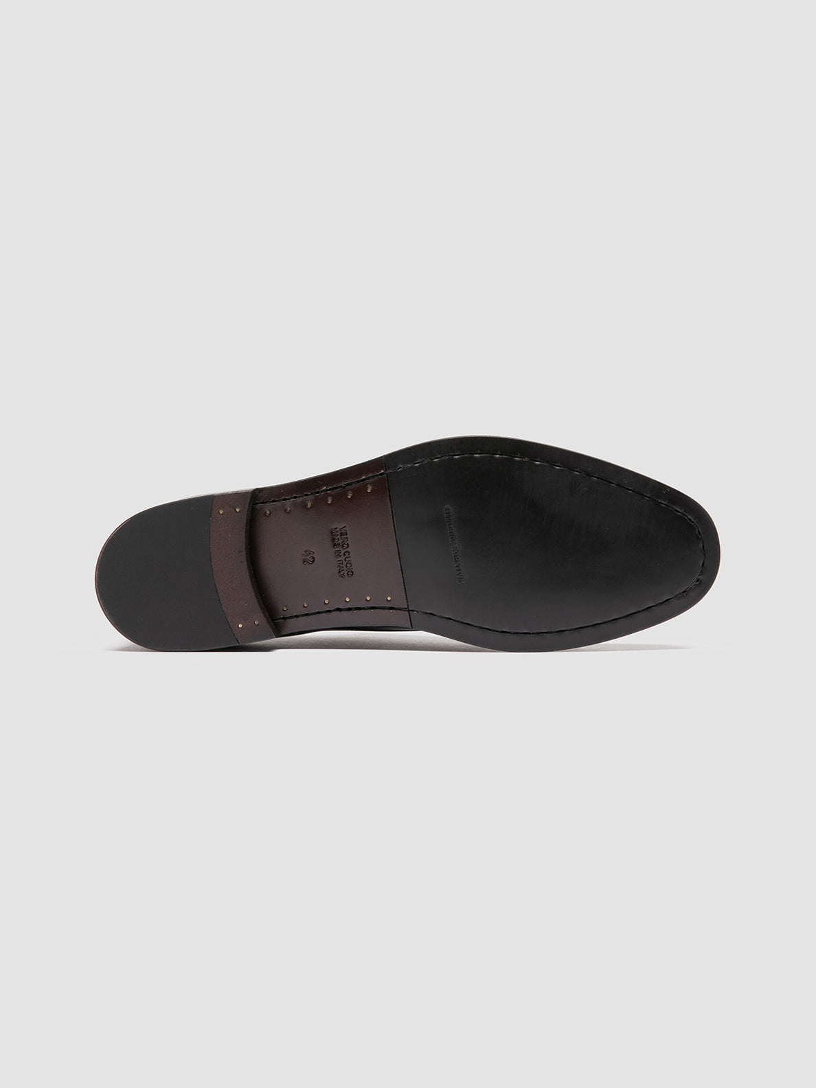 Officine Creative CONSULTANT 004 Monk Strap in Pelle Marrone Offerte speciali