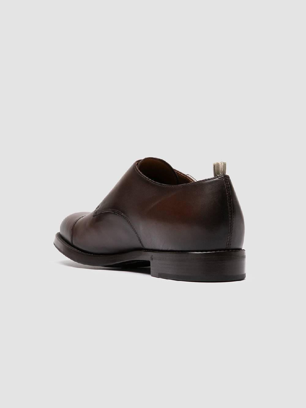 Officine Creative CONSULTANT 004 Monk Strap in Pelle Marrone Enormi risparmi