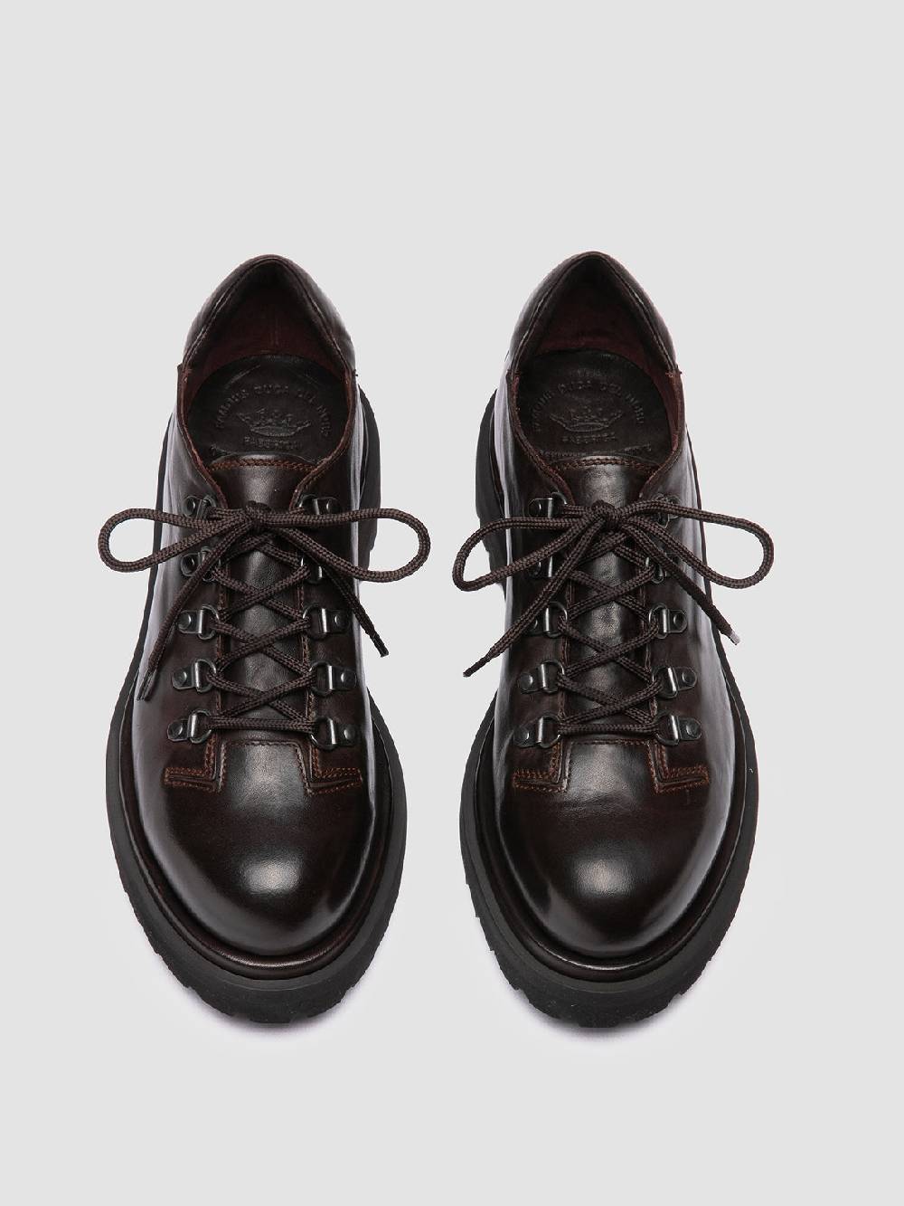 Officine Creative EVENTUAL DD 105 Derby in Pelle Marrone Super Saving Price