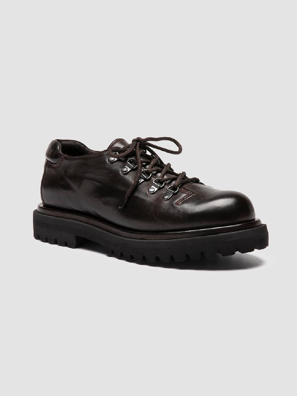Officine Creative EVENTUAL DD 105 Derby in Pelle Marrone Super Saving Price