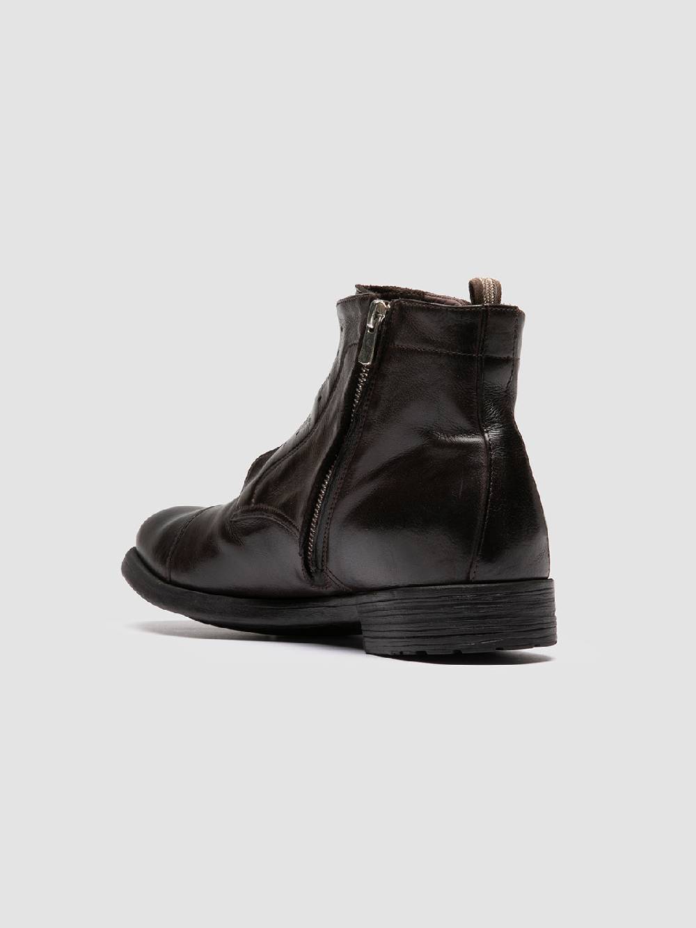 Officine Creative HIVE 005 Stivali con Zip in Pelle Marrone ACQUISTA ORA