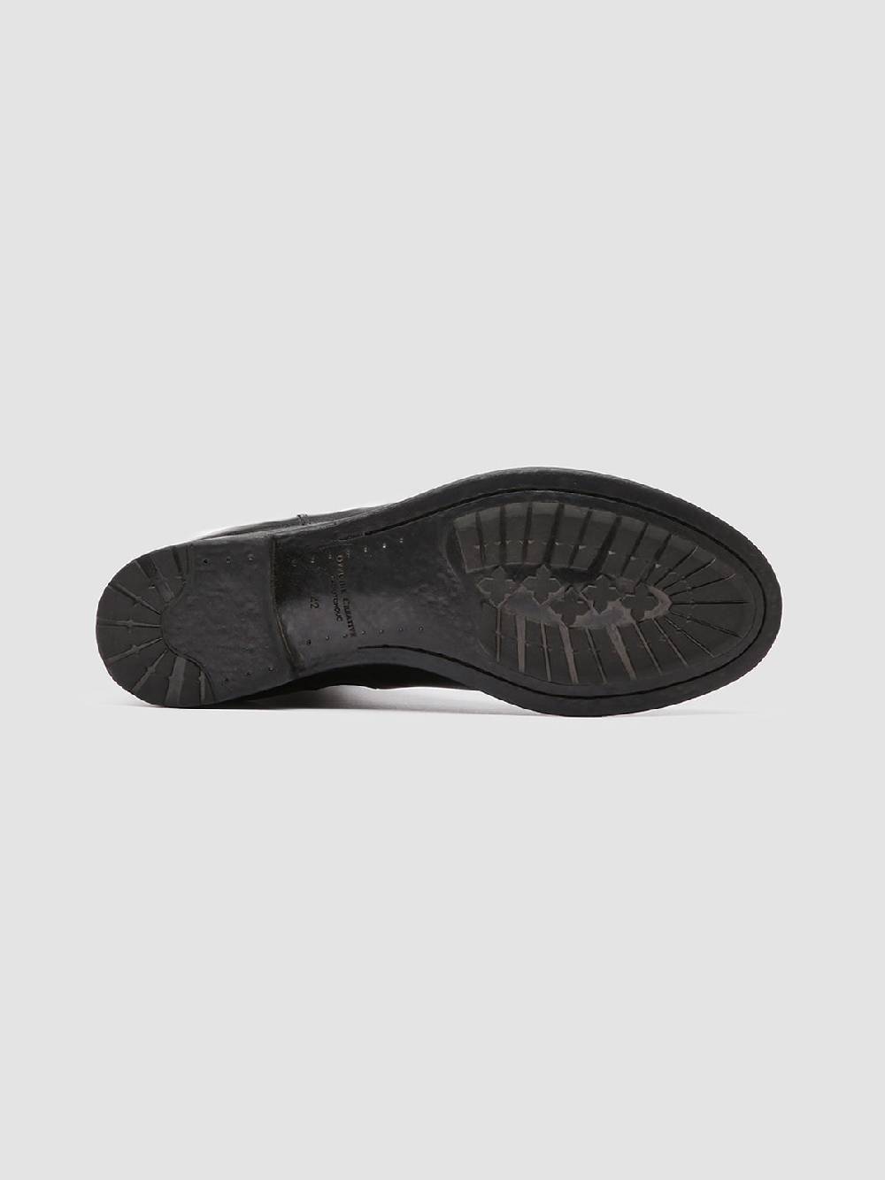 Officine Creative HIVE 007 Stivaletti Chelsea in Pelle Nera Latest stili