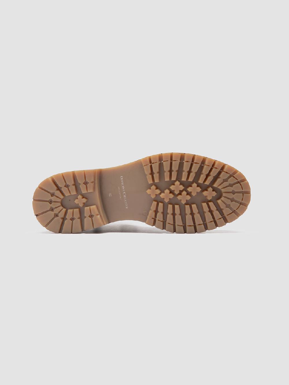 Officine Creative BOSS 002 Stivali Stringati in Pelle Marrone Fino al 60% di sconto