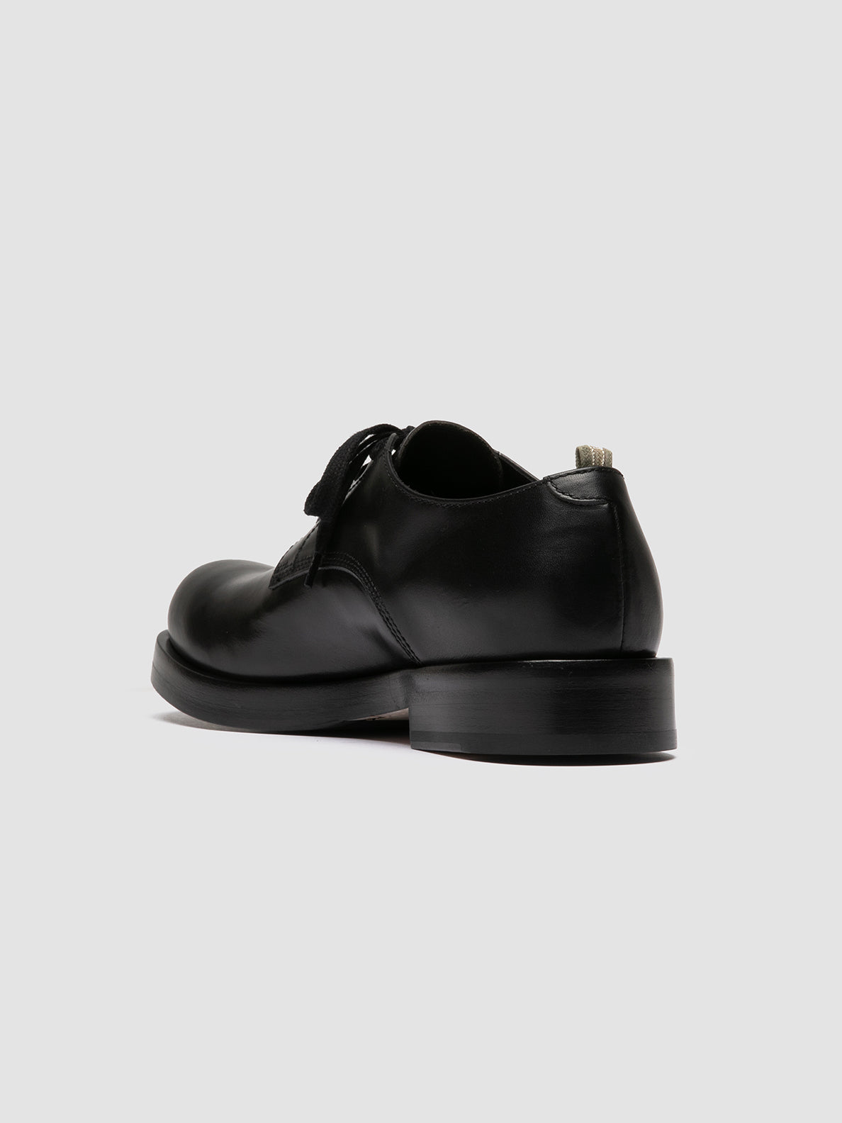 Officine Creative BULLA 001 Derby in Pelle Nera Super sconto