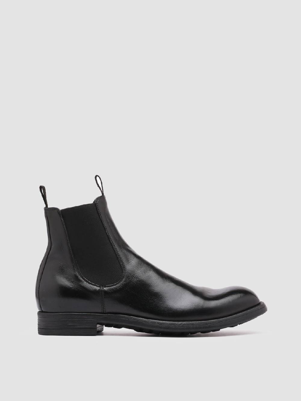 Officine Creative CHRONICLE 002 Stivaletti Chelsea in Pelle Nera In vendita