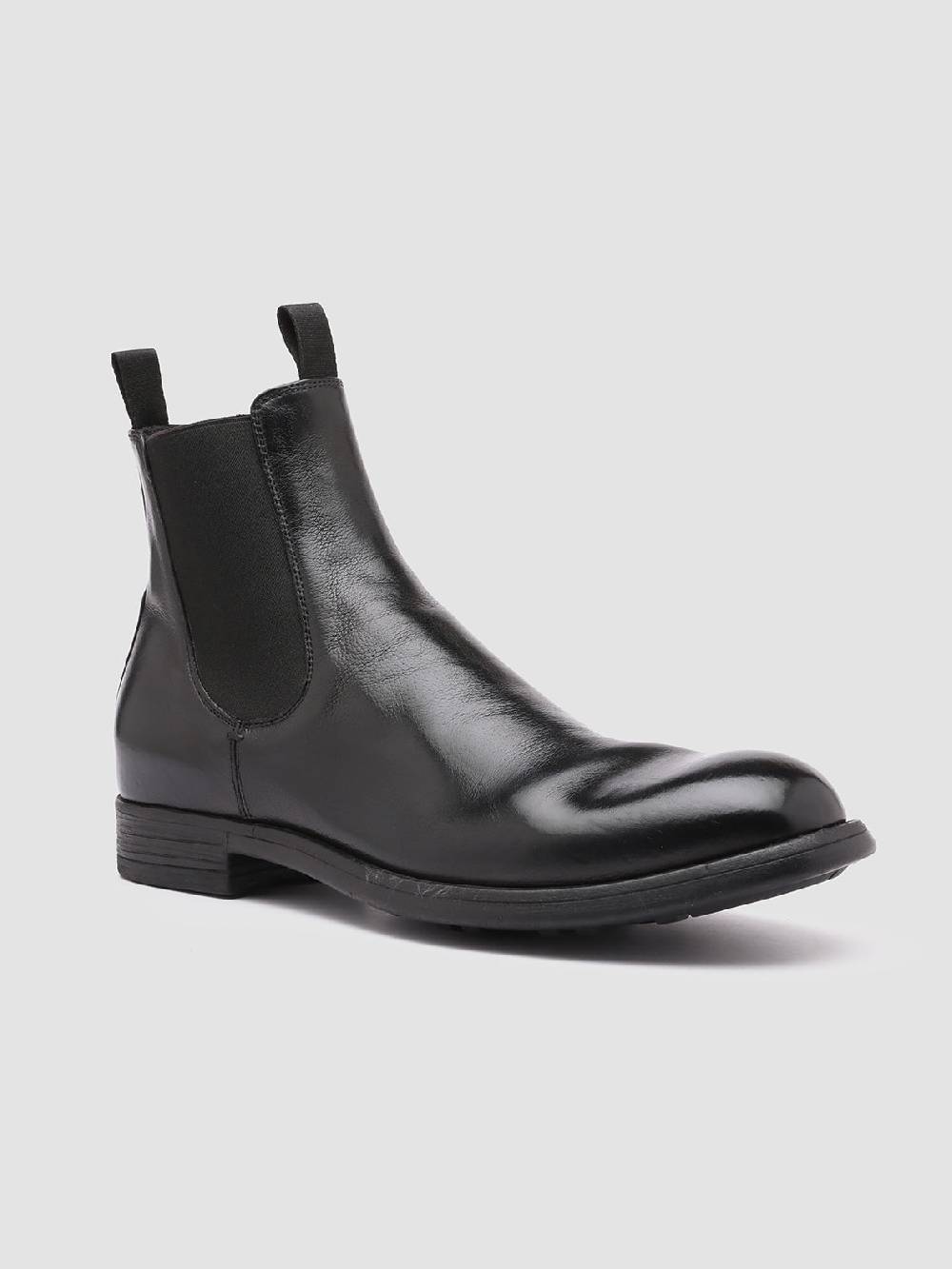 Officine Creative CHRONICLE 002 Stivaletti Chelsea in Pelle Nera In vendita