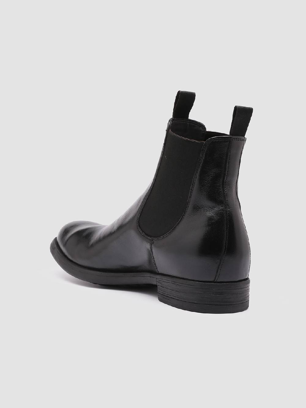 Officine Creative CHRONICLE 002 Stivaletti Chelsea in Pelle Nera In vendita