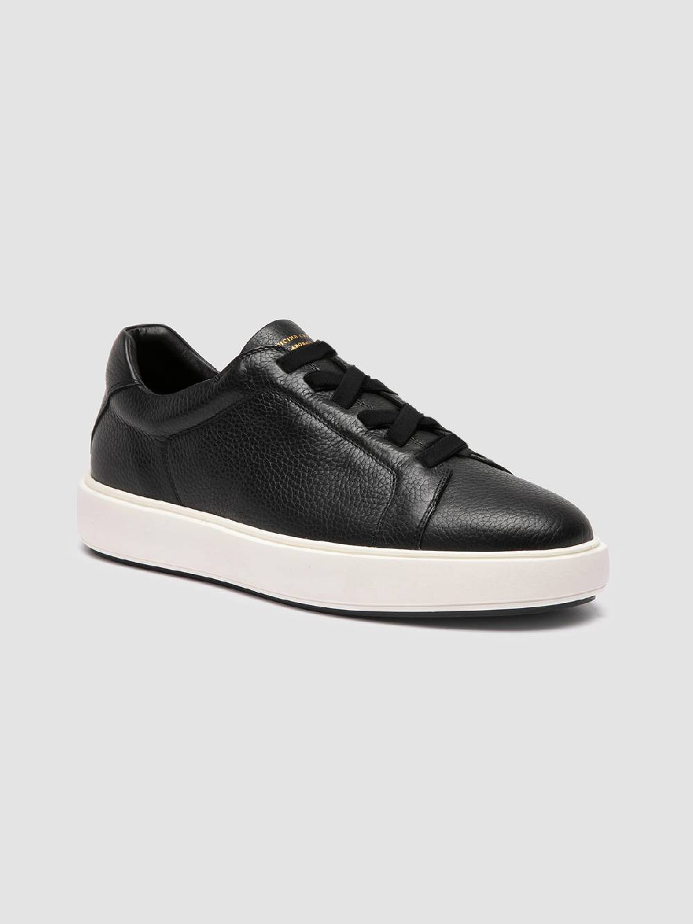 Officine Creative SLOUCH 001 Sneaker Basse in Pelle Nera In Linea