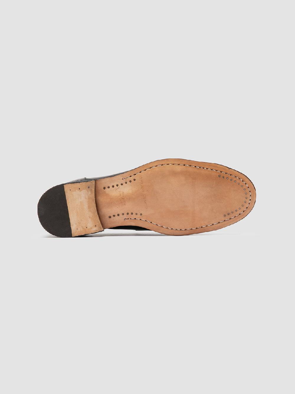 Officine Creative SOLITUDE 001 Mocassini Penny in Pelle Nera Vendita