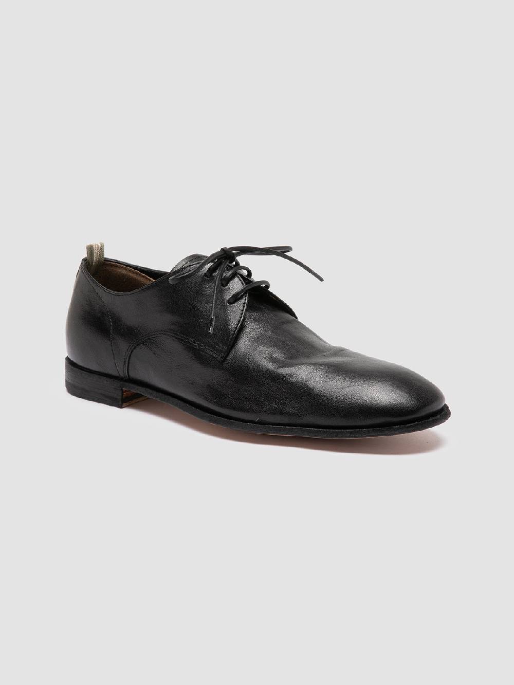 Officine Creative SOLITUDE 002 Scarpe Derby in Pelle Nera Promozione