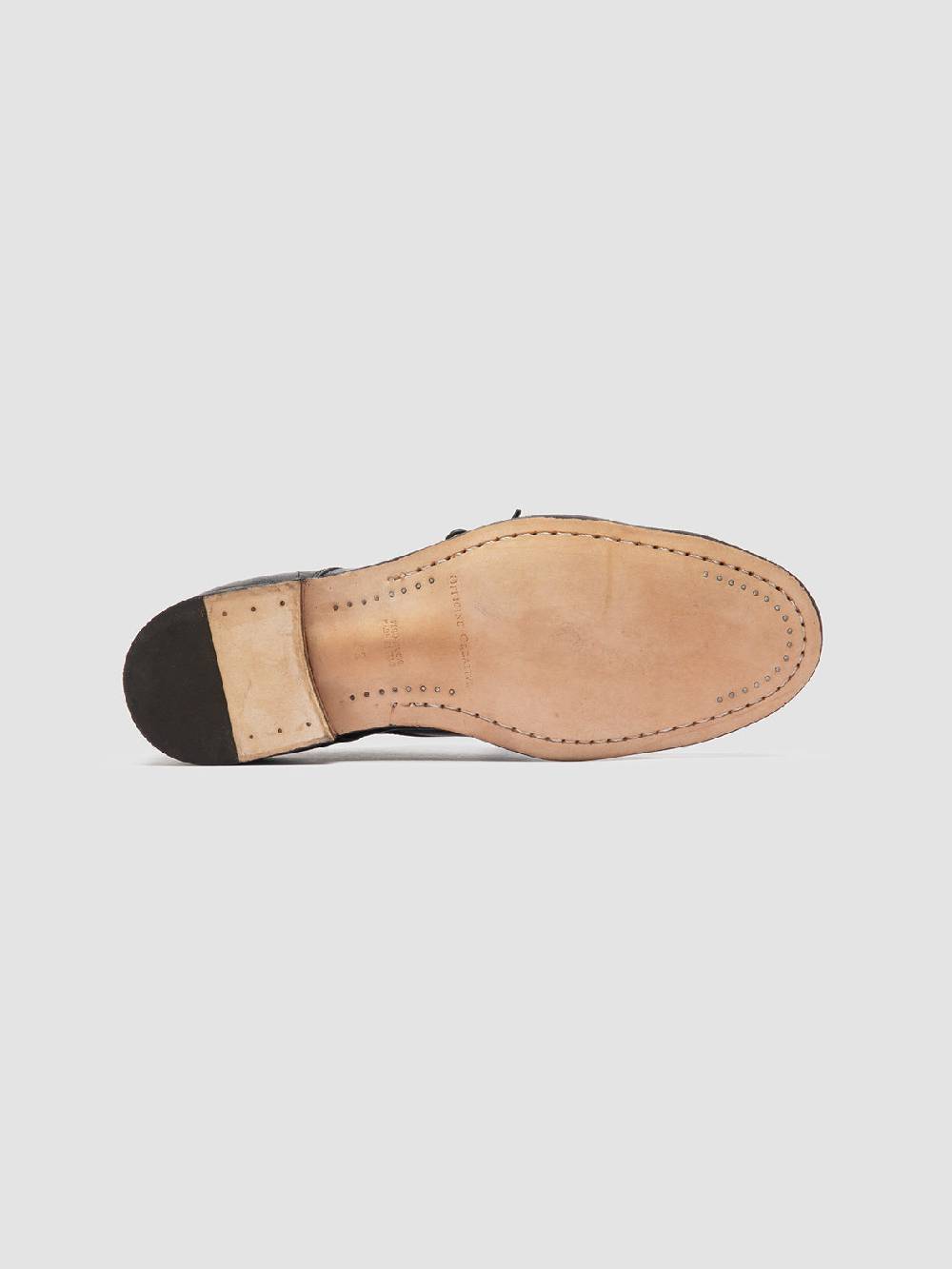 Officine Creative SOLITUDE 002 Scarpe Derby in Pelle Nera Promozione