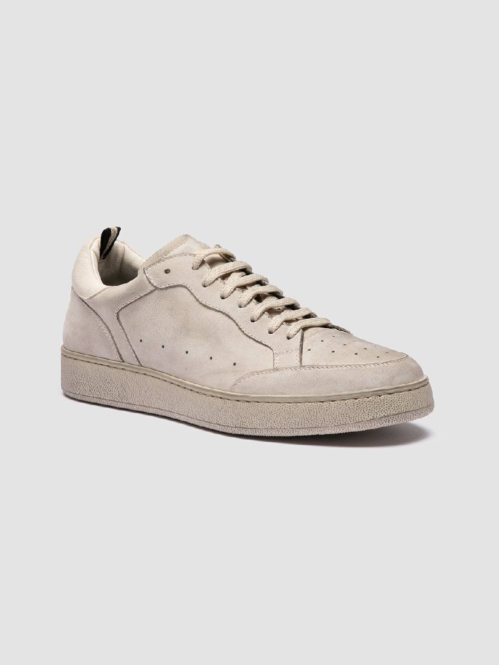 Officine Creative THE ANSWER 005 Sneaker Basse in Camoscio e Pelle Grigia Novità